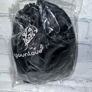 Younique Elegant Black Drawstring Pouch